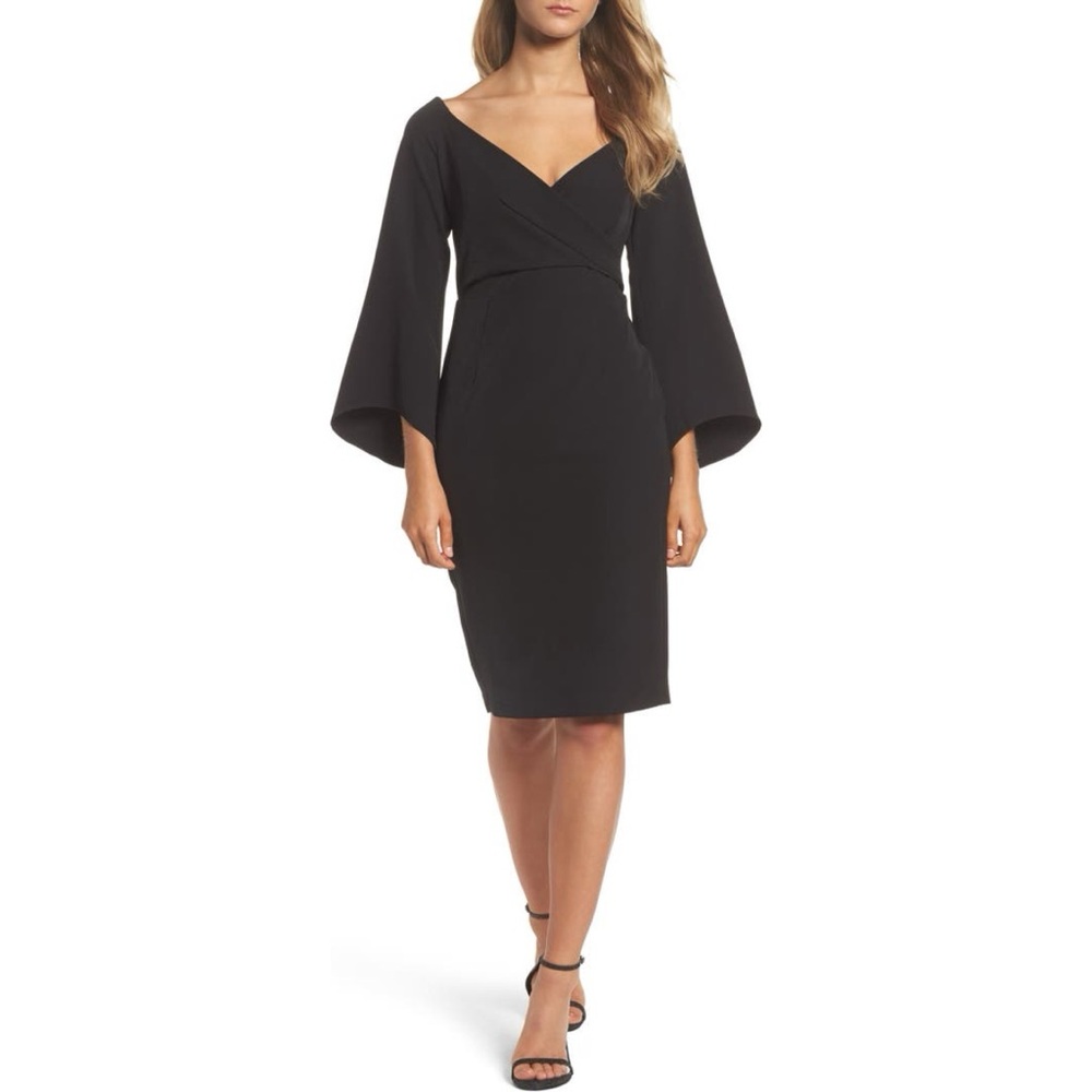 Bardot Ava Bell Sleeve Dress - Size 8
